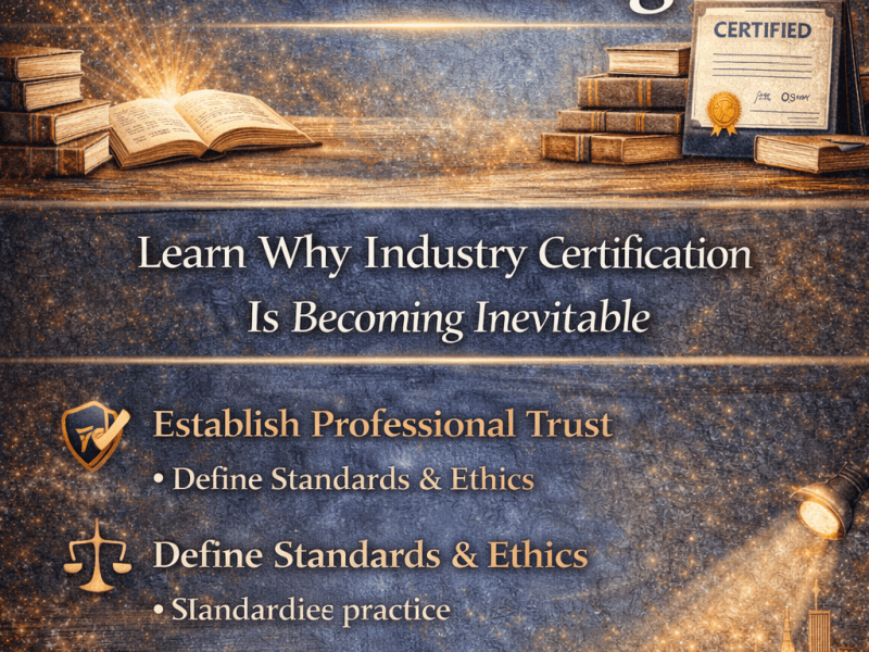 Why Certification Is the Future of Professional Standards in&nbsp;Publishing