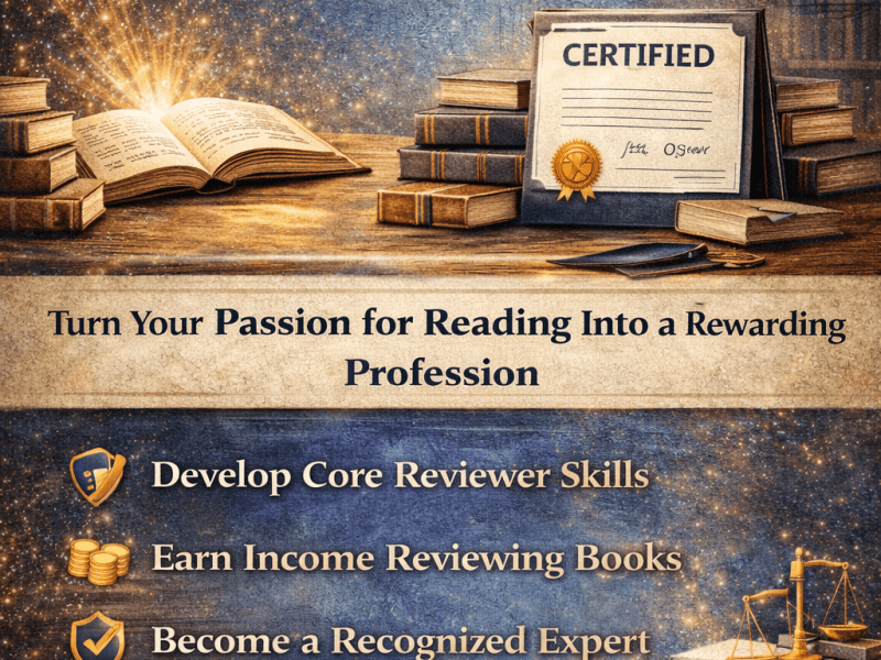 How to Build a Career as a Certified Professional Book&nbsp;Reviewer